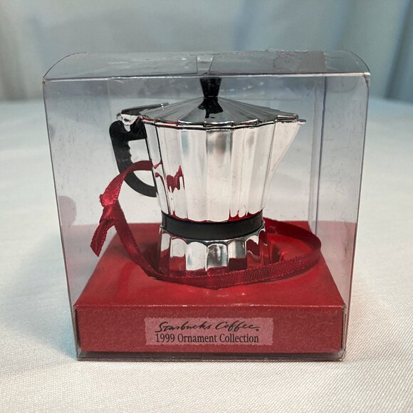 NIB! VTG 1999 Starbucks Moka Pot Coffee Maker / Italian Espresso Percolator - Picture 3 of 11